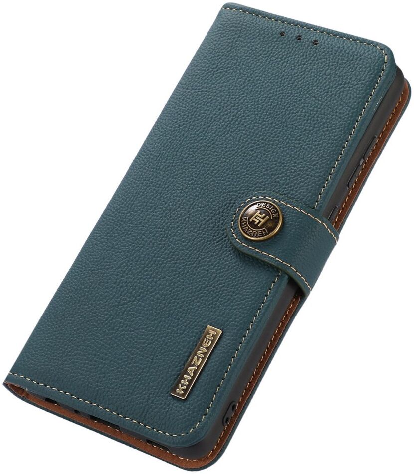 Samsung Galaxy S23 Ultra Hoesje RFID Portemonnee Book Case Groen afbeelding 6