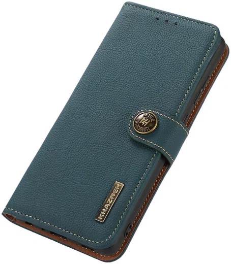 Samsung Galaxy S23 Ultra Hoesje RFID Portemonnee Book Case Groen afbeelding 6
