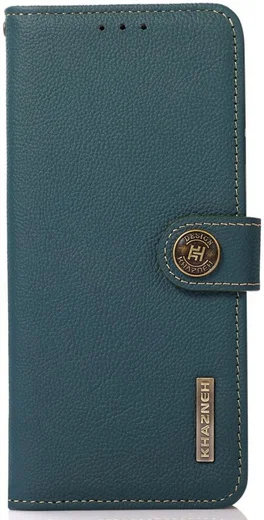 Samsung Galaxy S23 Ultra Hoesje RFID Portemonnee Book Case Groen afbeelding 7