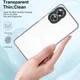 Oppo A17 Hoesje Schokbestendig Back Cover Transparant Zwart afbeelding 5