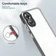 Oppo A17 Hoesje Schokbestendig Back Cover Transparant Zwart afbeelding 7