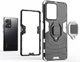 Xiaomi Redmi Note 12 Pro Plus Hoesje Magnetische Kickstand Ring Zwart afbeelding 4