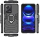 Xiaomi Redmi Note 12 Pro Plus Hoesje Magnetische Kickstand Ring Zwart afbeelding 6