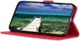 KHAZNEH Motorola Moto G72 Hoesje Retro Wallet Book Case Rood afbeelding 3