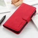 KHAZNEH Motorola Moto G72 Hoesje Retro Wallet Book Case Rood afbeelding 7