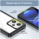 Xiaomi Redmi Note 12 Pro Plus Hoesje Acryl Back Cover Zwart afbeelding 6