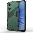 Oppo A17 Hoesje Shockproof Kickstand Back Cover Groen