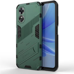 Oppo A17 Hoesje Shockproof Kickstand Back Cover Groen afbeelding