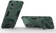 Oppo A17 Hoesje Shockproof Kickstand Back Cover Groen afbeelding 2