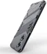 Oppo A17 Hoesje Shockproof Kickstand Back Cover Blauw afbeelding 3