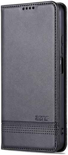 AZNS Oppo A17 Hoesje Wallet Book Case Kunstleer Zwart afbeelding 7