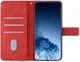 Samsung Galaxy A34 Hoesje Mandala Book Case met Pasjeshouder Rood afbeelding 4