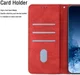 Samsung Galaxy A34 Hoesje Mandala Book Case met Pasjeshouder Rood afbeelding 6