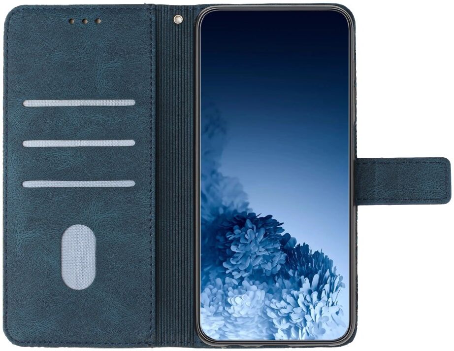 Samsung Galaxy A34 Hoesje Mandala Book Case met Pasjeshouder Blauw afbeelding 4
