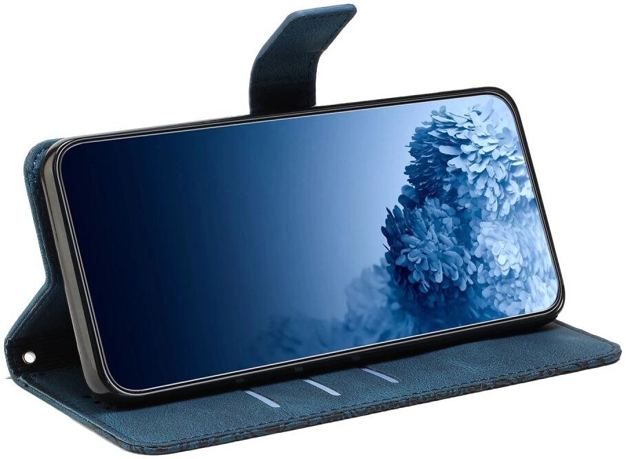Samsung Galaxy A34 Hoesje Mandala Book Case met Pasjeshouder Blauw afbeelding 5