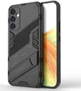 Samsung Galaxy A34 Hoesje Shockproof Kickstand Back Cover Zwart
