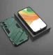 Samsung Galaxy A34 Hoesje Shockproof Kickstand Back Cover Groen afbeelding 5