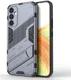 Samsung Galaxy A34 Hoesje Shockproof Kickstand Back Cover Blauw