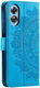 Oppo A58 5G / A78 5G Hoesje Mandala Book Case met Pasjeshouder Blauw afbeelding 6