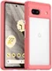 Google Pixel 7a Hoesje Acryl Back Cover Rood afbeelding 1