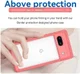 Google Pixel 7a Hoesje Acryl Back Cover Rood afbeelding 4
