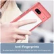 Google Pixel 7a Hoesje Acryl Back Cover Rood afbeelding 5