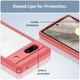 Google Pixel 7a Hoesje Acryl Back Cover Rood afbeelding 6