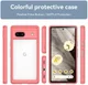 Google Pixel 7a Hoesje Acryl Back Cover Rood afbeelding 8
