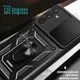 Samsung Galaxy A34 Hoesje met Camera Slider en Kickstand Ring Blauw afbeelding 7