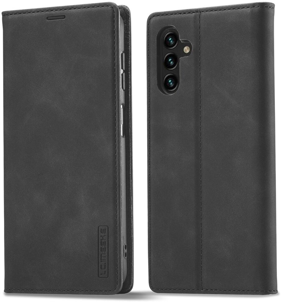 LC.IMEEKE Samsung Galaxy A34 Hoesje Wallet Book Case Zwart afbeelding 2