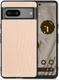 Google Pixel 7a Hoesje Carbon Fiber Back Cover Roze