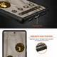 Google Pixel 7a Hoesje Carbon Fiber Back Cover Roze afbeelding 5