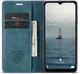 CaseMe 013 Samsung Galaxy A34 Hoesje Book Case met Pasjeshouder Blauw afbeelding 1