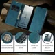 CaseMe 013 Samsung Galaxy A34 Hoesje Book Case met Pasjeshouder Blauw afbeelding 5