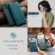 CaseMe 013 Samsung Galaxy A34 Hoesje Book Case met Pasjeshouder Blauw afbeelding 6