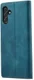 CaseMe 013 Samsung Galaxy A34 Hoesje Book Case met Pasjeshouder Blauw afbeelding 9