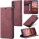 CaseMe 013 Samsung Galaxy A34 Hoesje Book Case met Pasjeshouder Rood afbeelding 2