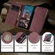 CaseMe 013 Samsung Galaxy A34 Hoesje Book Case met Pasjeshouder Rood afbeelding 5
