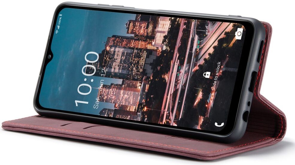 CaseMe 013 Samsung Galaxy A34 Hoesje Book Case met Pasjeshouder Rood afbeelding 8