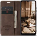 CaseMe 013 Samsung Galaxy A34 Hoesje Book Case met Pasjeshouder Coffee