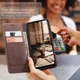 CaseMe 013 Samsung Galaxy A34 Hoesje Book Case met Pasjeshouder Coffee afbeelding 4