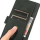 KHAZNEH Motorola Moto G53/G13/G23 Hoesje Retro Wallet Book Case Groen afbeelding 4