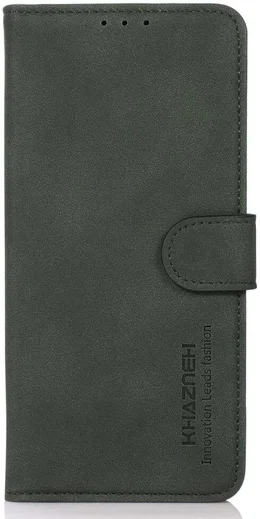 KHAZNEH Motorola Moto G53/G13/G23 Hoesje Retro Wallet Book Case Groen afbeelding 7