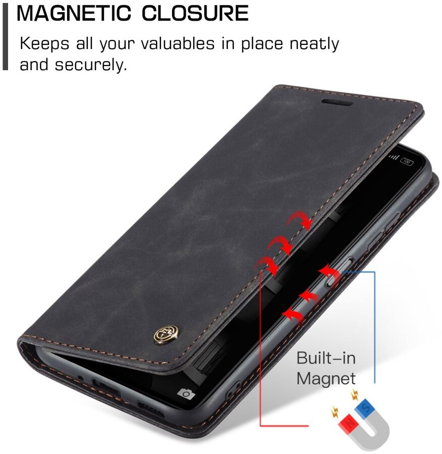 CaseMe 013 Xiaomi Redmi Note 12 Pro Plus Hoesje Book Case Zwart afbeelding 10