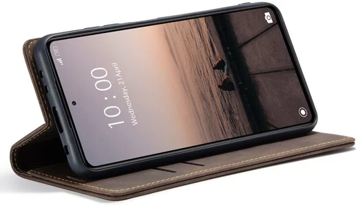 CaseMe 013 Xiaomi Redmi Note 12 Pro Plus Hoesje Book Case Coffee afbeelding 11