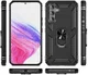 Samsung Galaxy A54 Hoesje Magnetische Kickstand Back Cover Zwart afbeelding 2