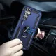 Samsung Galaxy A54 Hoesje Magnetische Kickstand Back Cover Blauw afbeelding 6