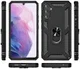 Samsung Galaxy A34 Hoesje Magnetische Kickstand Ring Back Cover Zwart afbeelding 2