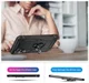 Samsung Galaxy A34 Hoesje Magnetische Kickstand Ring Back Cover Zwart afbeelding 6