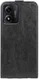Motorola Moto E13 Hoesje Verticale Flip Wallet Case Kunstleer Zwart afbeelding 8